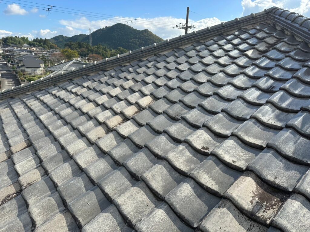 屋根葺き替え前